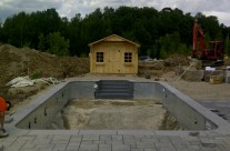 Backyard Pool – Construction & Completion #1